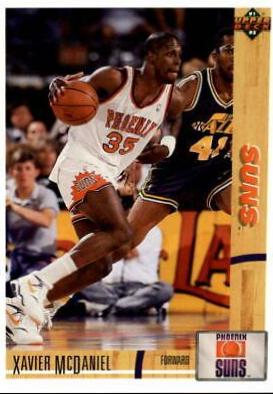 Xavier McDaniel #151 Basketball Cards 1991 Upper Deck