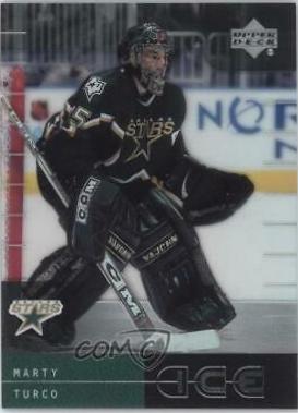 Marty Turco #69 Hockey Cards 2000 Upper Deck Ice