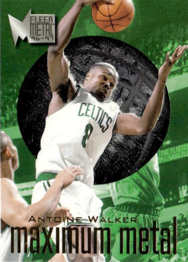 Antoine Walker #19 Basketball Cards 1996 Metal Maximum Metal