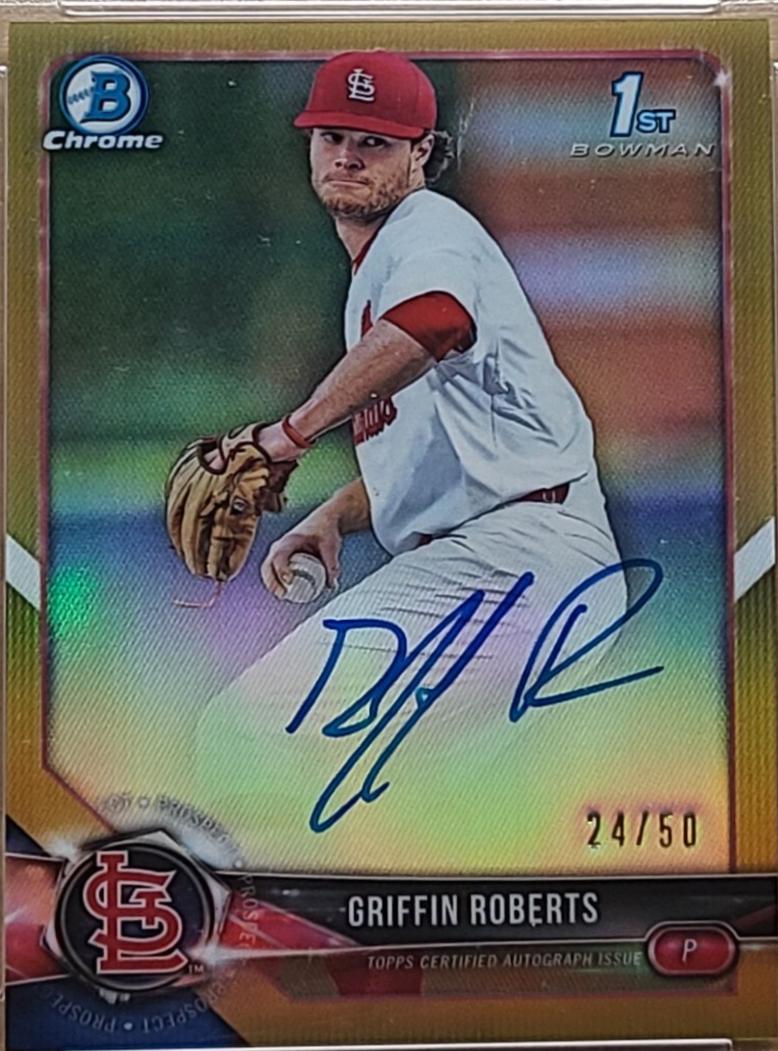 Griffin Roberts [Gold Refractor] #CDA-GRO