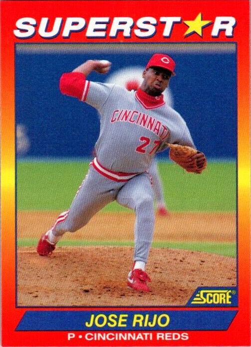 Jose Rijo #43 Baseball Cards 1992 Score Superstars