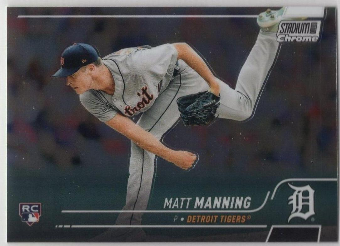 Matt Manning #238 Baseball Cards 2022 Stadium Club Chrome