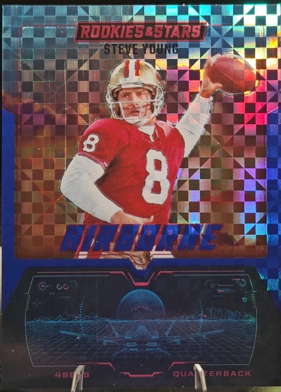 Steve Young [Blue Plaid] #17