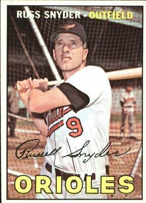 Russ Snyder #405 1967 Topps Baseball