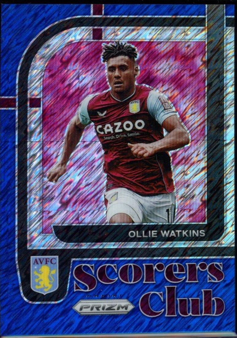 Ollie Watkins #26 2022 Panini Prizm Premier League Scorers Club