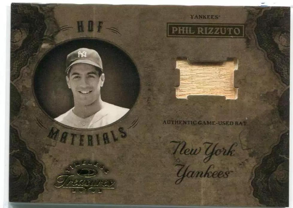 Phil Rizzuto #HOF-14 Baseball Cards 2003 Donruss Timeless Treasures H.O.F