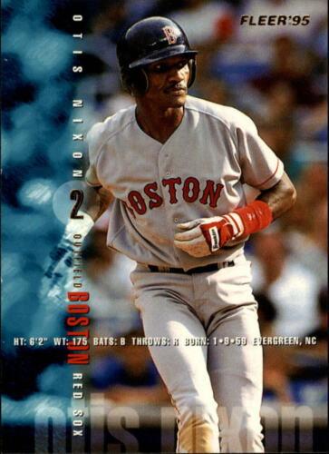 Otis Nixon #36 Baseball Cards 1995 Fleer