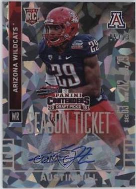 Austin Hill [Section Autograph Cracked Ice Ticket] #149