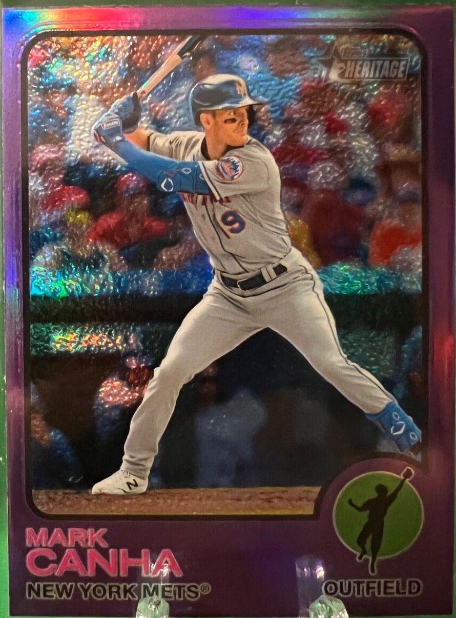 Mark Canha [Chrome Purple Refractor] #669