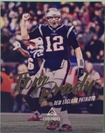 Tom Brady #4 Football Cards 2019 Panini Luminance