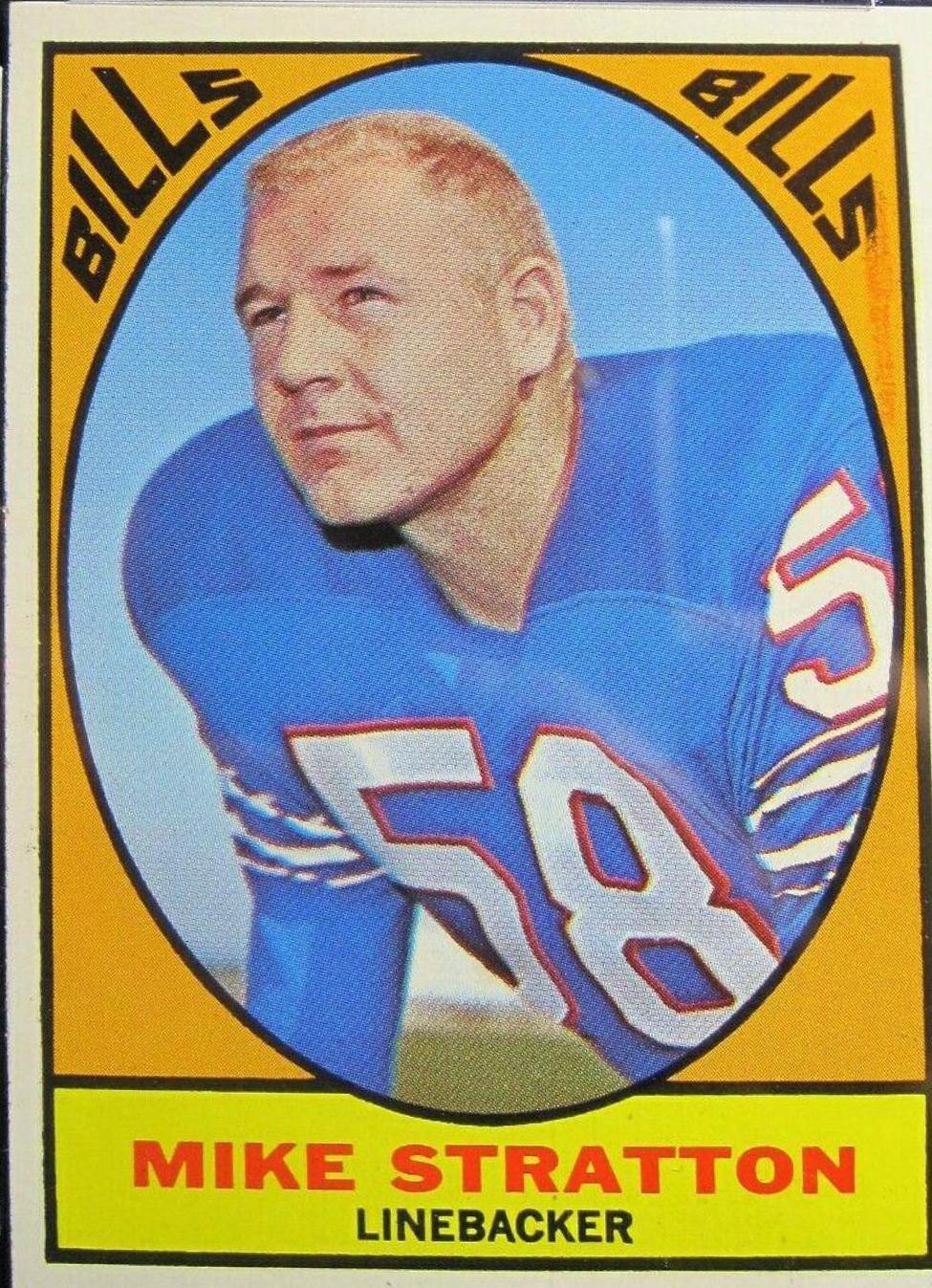 Mike Stratton #29 Football Cards 1967 Topps