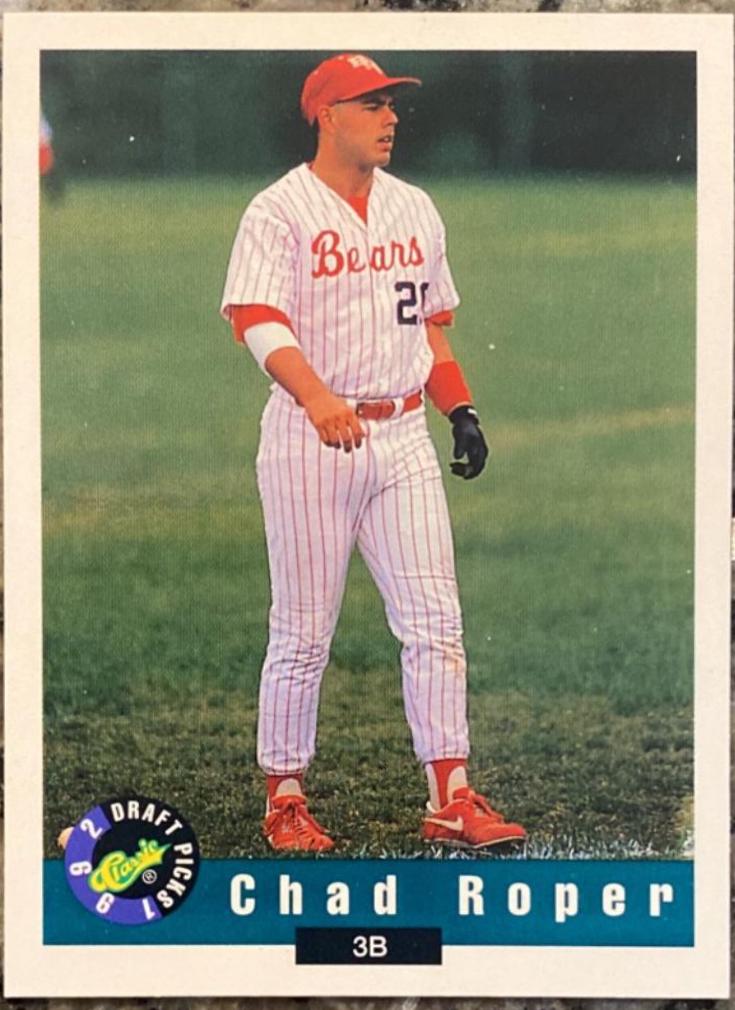 Chad Roper #46 Baseball Cards 1992 Classic Draft Picks