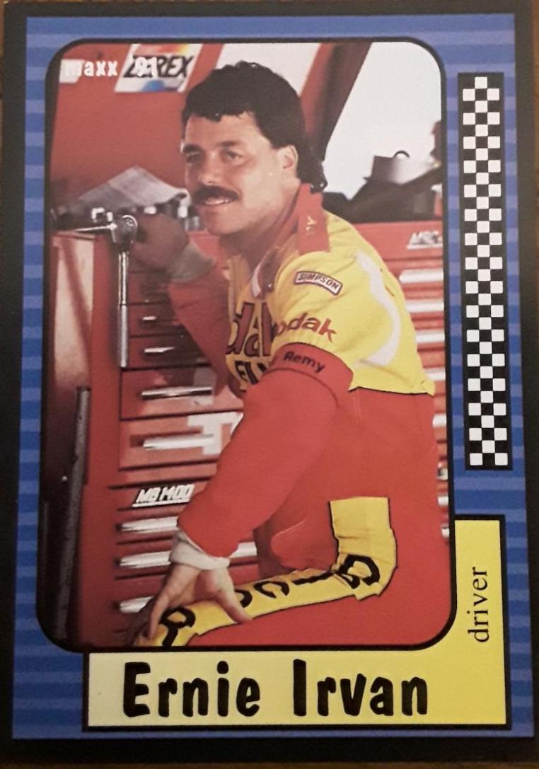Ernie Irvan #4 Racing Cards 1991 Maxx