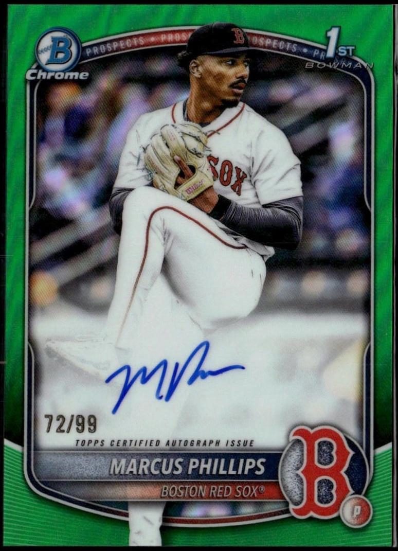 Marcus Phillips [Green Refractor] #CPA-MP