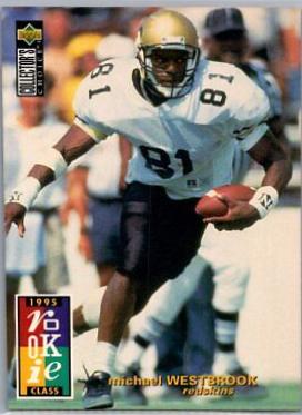 Michael Westbrook #4 Football Cards 1995 Collector's Choice