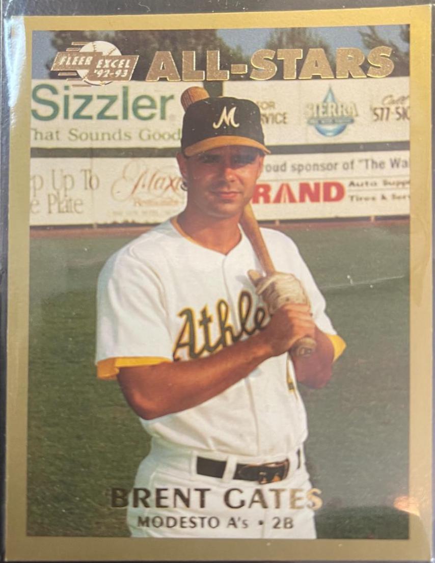 Brent Gates #8/10 Baseball Cards 1992 Fleer Excel All Stars