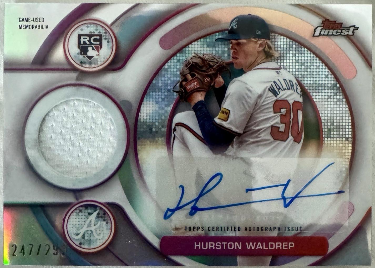 Hurston Waldrep #RAJR-HW Prices | 2025 Topps Finest Rookie Auto 
