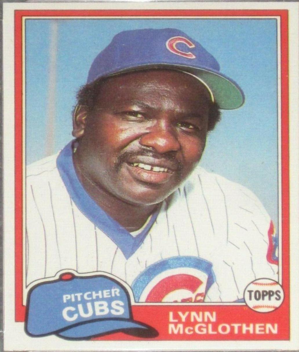 1981 Topps Lynn McGlothen #609 card