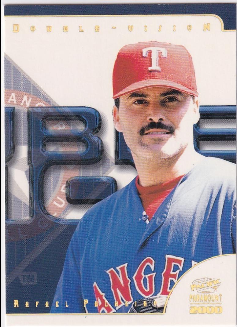 Rafael Palmeiro #35 Baseball Cards 2000 Pacific Paramount Double Vision