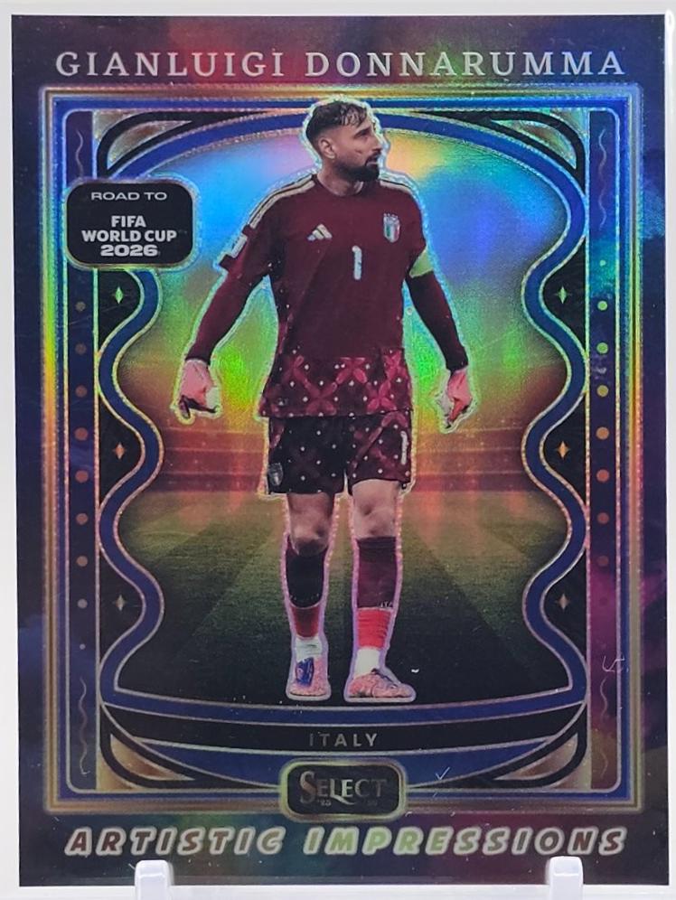 Gianluigi Donnarumma #11 2025 Panini Select Road To FIFA Artistic Impressions