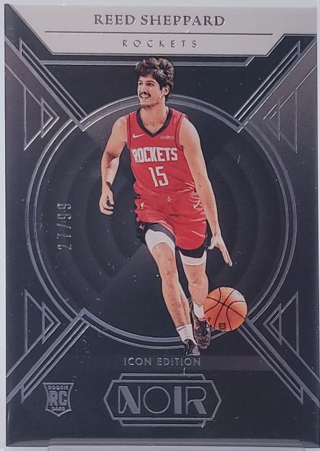 Reed Sheppard #180 2024-25 Panini Noir Basketball