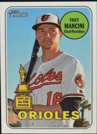 Trey Mancini #250 2018 Topps Heritage Baseball