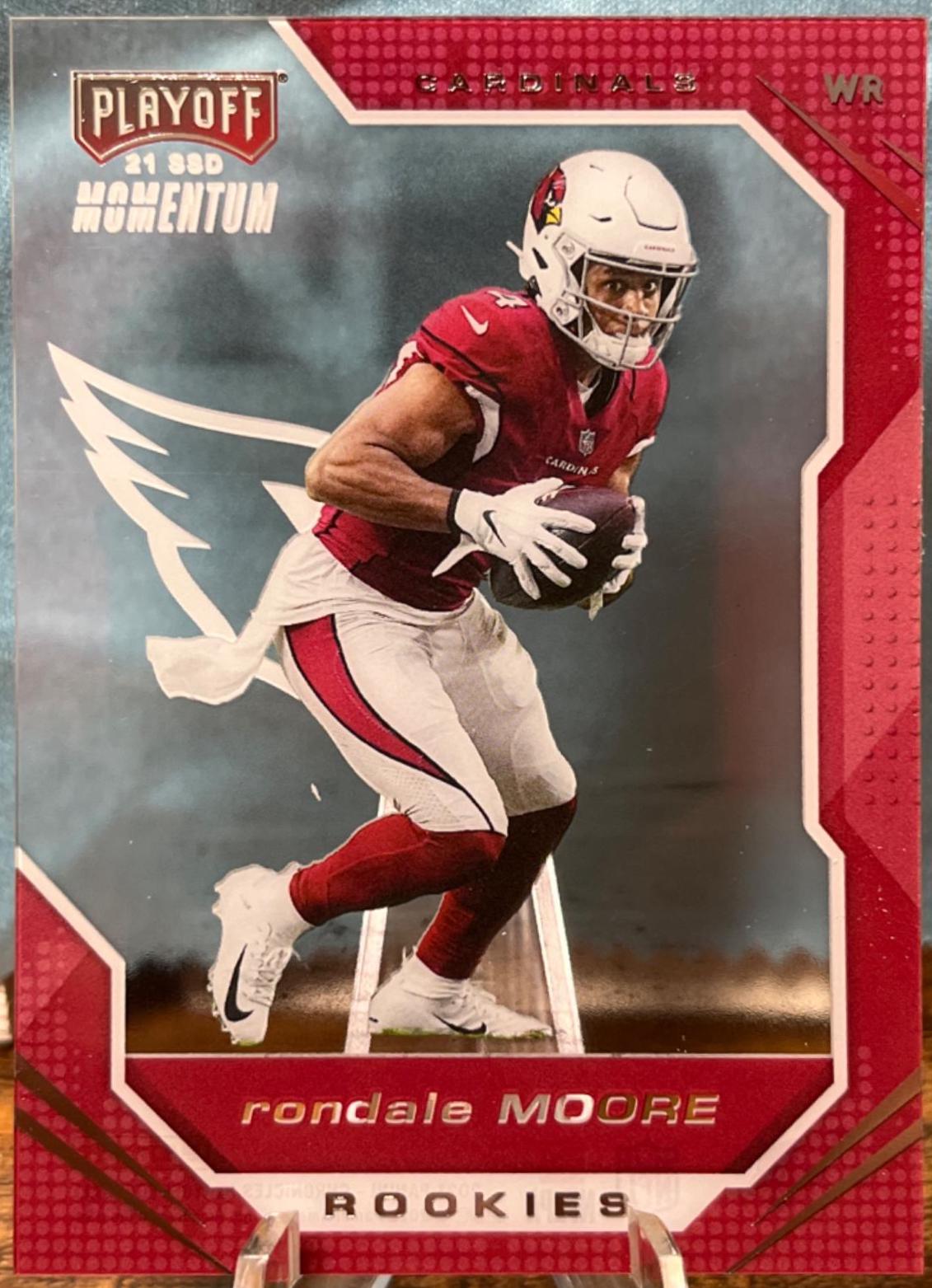 Rondale Moore #PMR-15 Football Cards 2021 Panini Chronicles Playoff Momentum Rookies