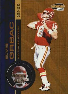 Elvis Grbac #15 2001 Pacific Invincible Football