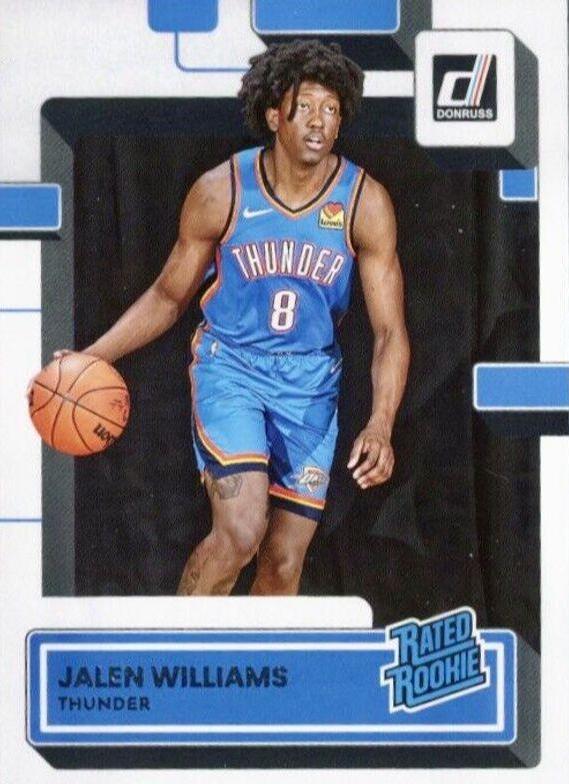 Jalen Williams #212 Basketball Cards 2022 Panini Donruss