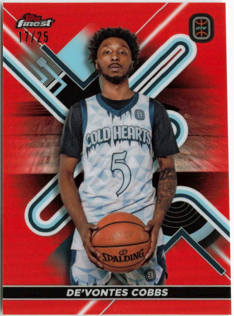 De'Vontes Cobbs #96 2022 Topps Finest Overtime Elite Basketball