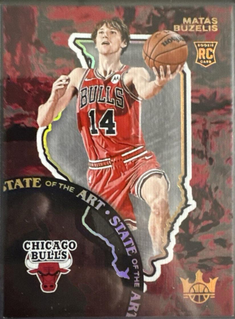 Matas Buzelis #10 Basketball Cards 2024 Panini Court Kings State of the Art
