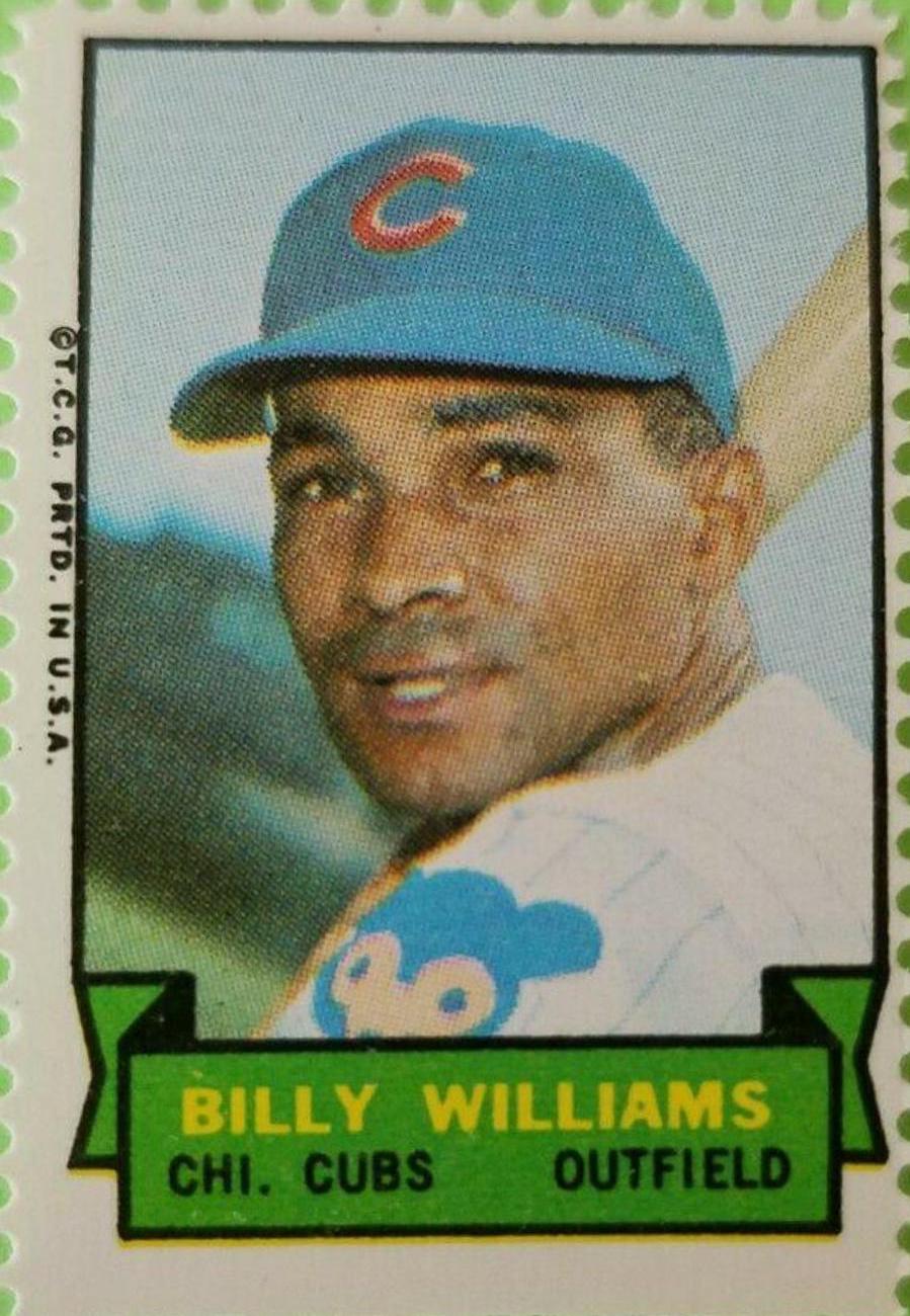 Billy Williams Baseball Cards 1969 Topps Stamps