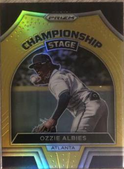 Ozzie Albies [Gold Prizm] #CS-3