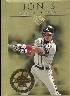 Chipper Jones Baseball Cards 1996 Leaf Gold Stars