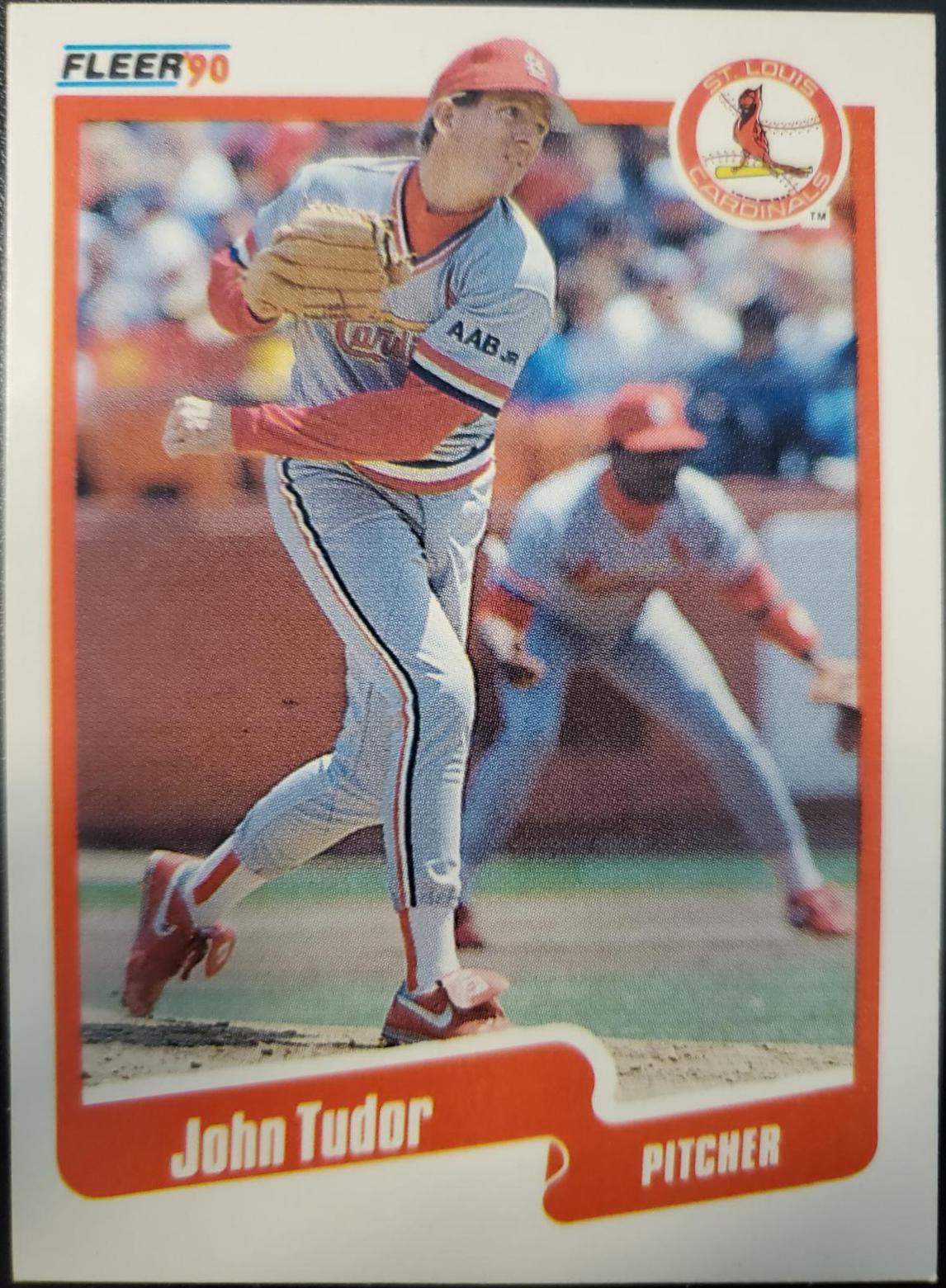John Tudor #U-54 Baseball Cards 1990 Fleer Update