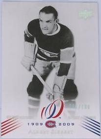 Albert Siebert #42 Hockey Cards 2008 Upper Deck Montreal Canadiens Centennial