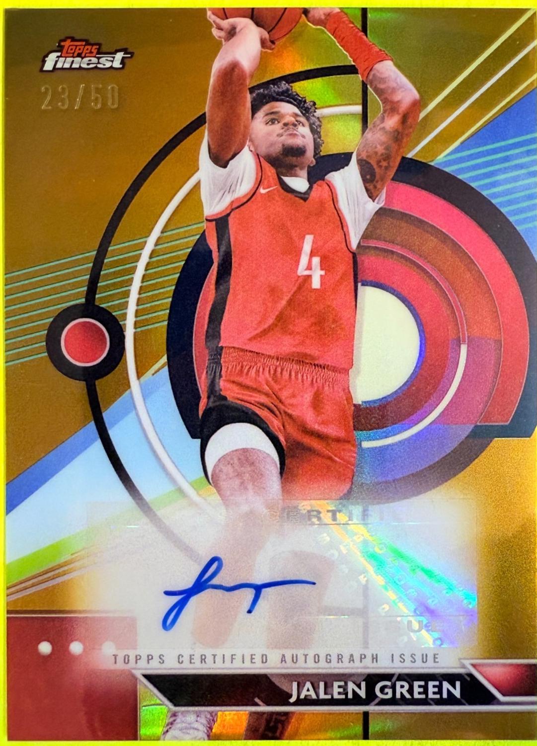 Jalen Green [Gold Refractor] #FA-JG