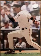 Dave Roberts #119 Baseball Cards 2008 Upper Deck Prices