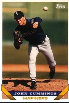 John Cummings #129T Baseball Cards 1993 Topps Traded