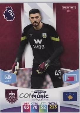 Arijanet Muric #101 Soccer Cards 2024 Panini Adrenalyn XL Premier League