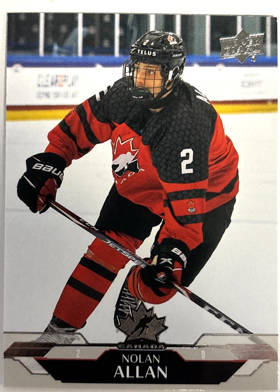 Nolan Allan #35 2026 Upper Deck Team Canada Hockey