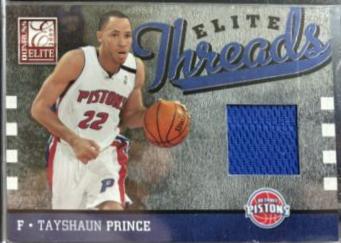 Tayshaun Prince #50 2009 Donruss Elite Threads Basketball