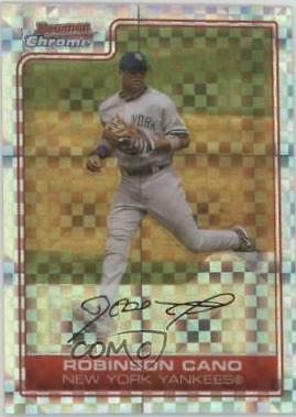 Robinson Cano #15 Baseball Cards 2006 Bowman Chrome