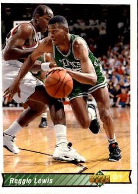 Reggie Lewis #120 Basketball Cards 1992 Upper Deck