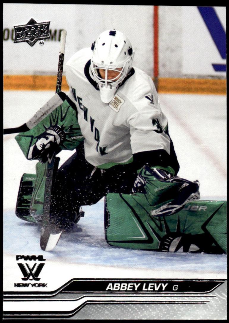 Abbey Levy #1 Hockey Cards 2024 Upper Deck PWHL