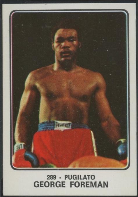 George Foreman #289 Boxing Cards 1973 Panini