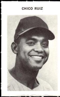 Chico Ruiz Baseball Cards 1969 Milton Bradley