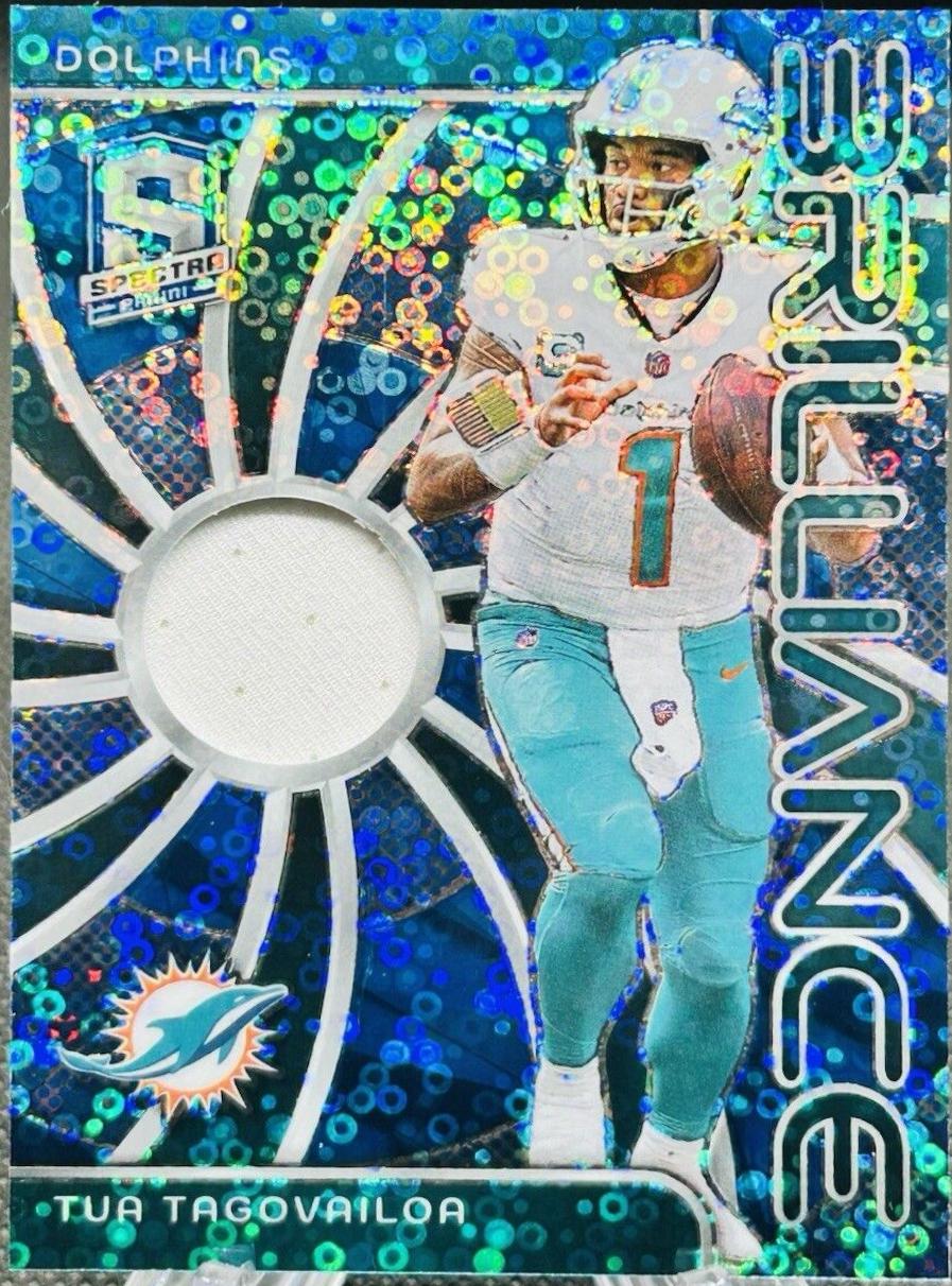 Tua Tagovailoa [Blue Neon] #BRI-TTA Prices | 2024 Panini Spectra