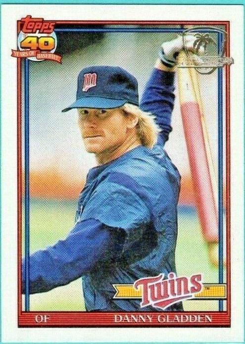 Danny Gladden #778 Baseball Cards 1991 Topps Desert Shield
