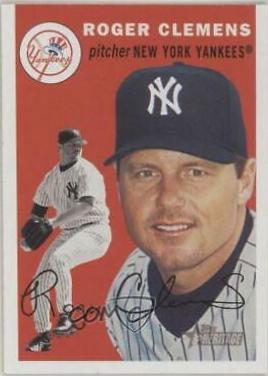 Roger Clemens #54 Baseball Cards 2003 Topps Heritage